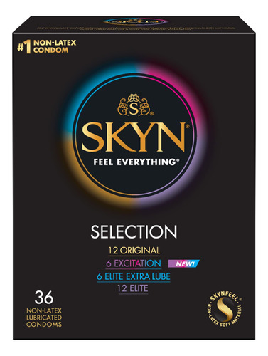 Preservativos Sin Latex Skyn Selection - Contiene Skyn Elite