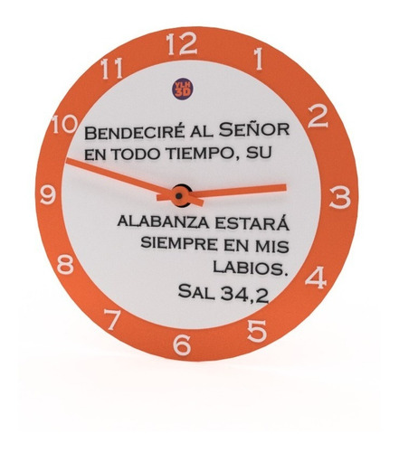 Imagen 7 de 10 de Reloj De Pared | Citas Biblicas | Ylh3d | Ms