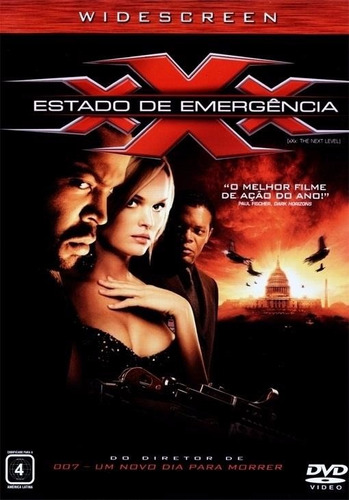 Dvd Original Do Filme Xxx - Estado De Emergência - Dublado