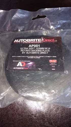 Backing Plate 5 Ultra Suave Pulidora Rosca M14 Made In Uk