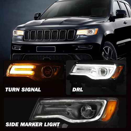 Faro Jeep Grand Cherokee 4g Plus 2019 2020 2021 Izquierdo