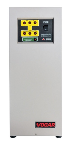 Imagen 2 de 4 de Regulador Electrónico De Voltaje Vogar® Trifásico 3 Kva