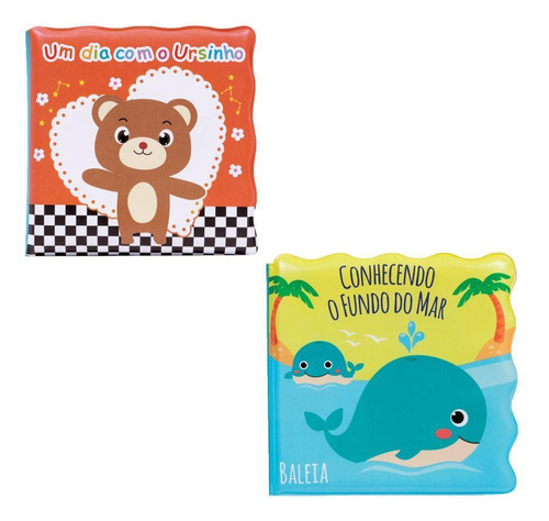 Brinquedo Hora Do Banho Infantil Bebe Menino Menina Kit 2