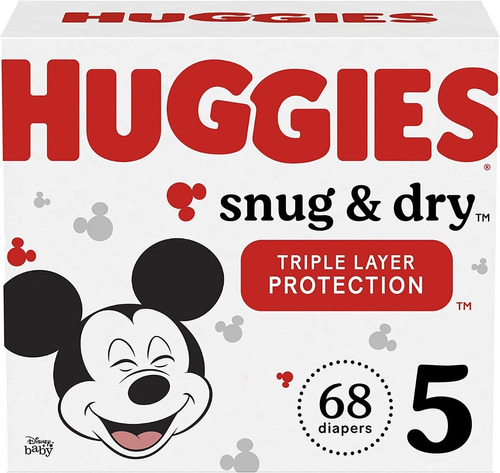 Pañales Huggies Talla 5 68u - Unidad Género Sin Género Tamaño Talla 5 (más De 27 Libras)