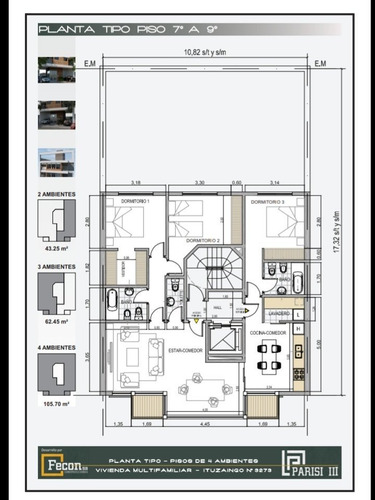 Imagen 3 de 7 de Departamentos 3 Ambientes En Pozo