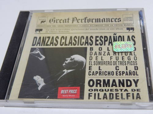 Danzas Clasicas Españolas Cd