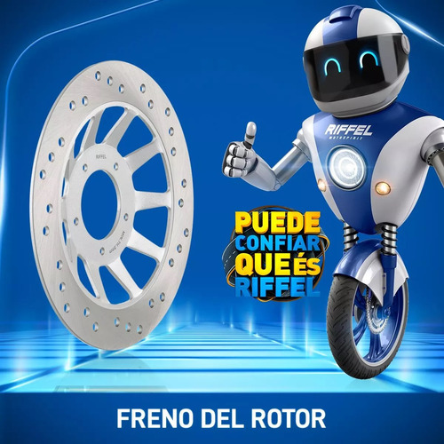 Disco De Freno Delantero Honda Xr Tornado 250 Hierro Mav