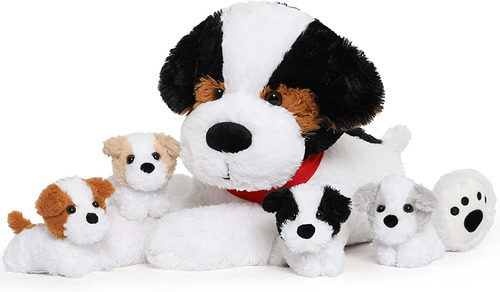 Perro De Peluche Con Diseño De Mamá Y Perro En El Int...