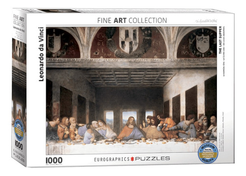 Da Vinci Ultima Cena  Rompecabezas 1000 Piezas Eurographics
