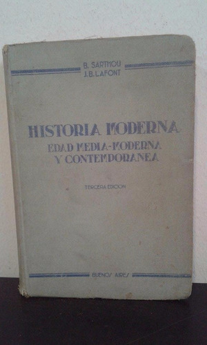 Historia Modera Edad Media Mod Y Contemporane Sarthou Lafont