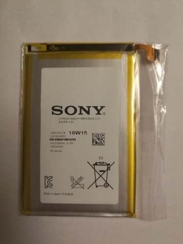 Bateria Original Lis1501erpc Sony Xperia Zl L35h X Zq C6502 