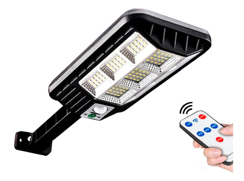 Foco Led Solar 120 Led Luminaria Panel Sensor Control Remoto