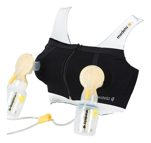 Brasier De Lactancia Talla Medium Medela, Color Negro