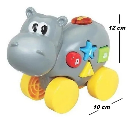 Imagen 2 de 5 de Animales Musicales Arrastre Para Bebe Navystar Playking