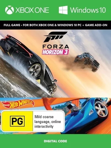 Forza Horizon 3 Xbox One/pc - Código De 25 Dígitos