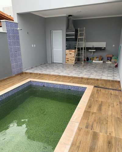 Imagem 3 de 11 de Casa 160m² Com Piscina 3 Dormitórios 1 Suíte Residencial Flamboyant Porto Feliz - Ca00958 - 69883625