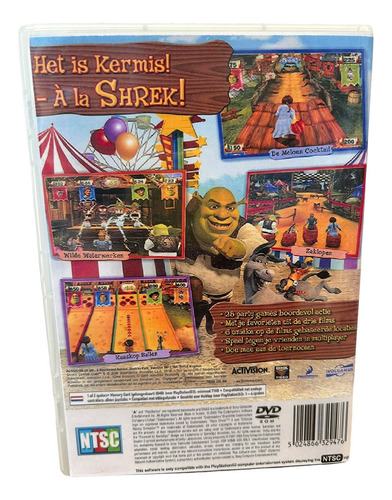 Sherek Super Slam Play 2 Com Capa E Poster Ps2