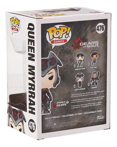 Funko Pop Doll + Code - Queen Myrrah 476 - Gears Of War