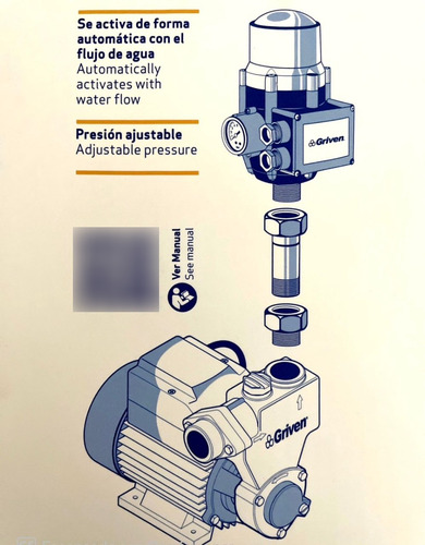 Press Control Dual Sensor De Flujo 110/220v.