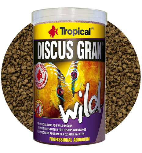 Ração Tropical Discus Gran Wild 110g Disco Selvagem Mlfull