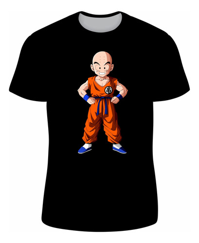 Camisa/camiseta Anime Dragon Ball Z / Personagem Kuririn