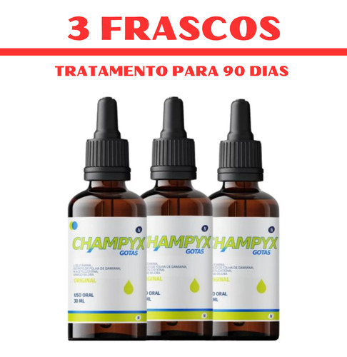 3 Frascos Champyx - Elimine O Hábito Do Cigarro Sem Sofrer!