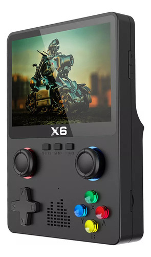 Reproductor De Juegos Portátil X6 Con Pantalla Ips De 3,5