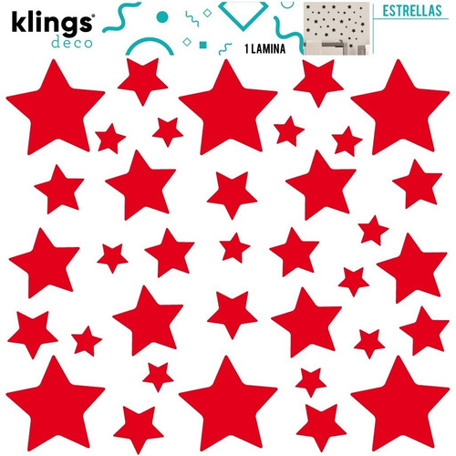 Vinilos Decorativos Trama Estrellas Círculos Triángulos