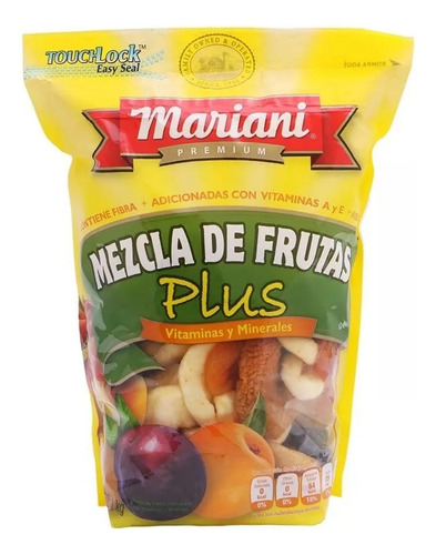 Mariani Mezcla De Frutas 1kg Secas Deshidratadas Premium
