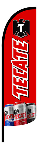 Funda Para Bandera Publicitaria Cerveza Tecate Varias4x1 Mts