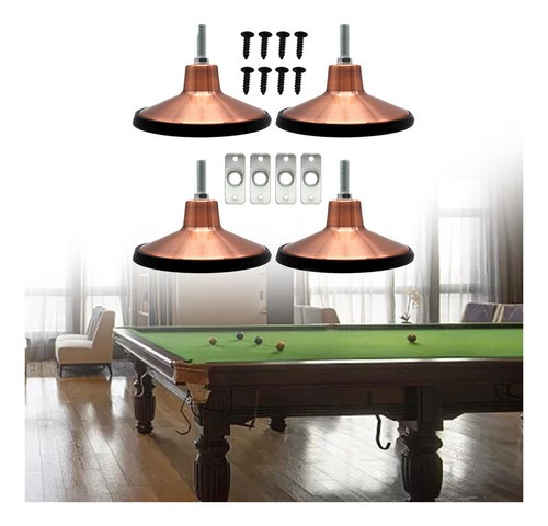 4 Unids/set Niveladores De Patas De Mesa De Billar Pies