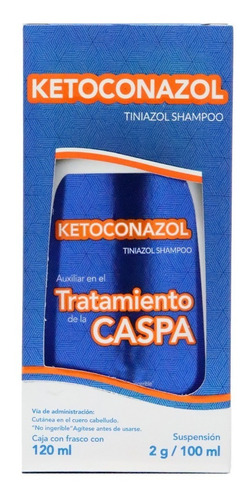 Shampoo Para El Tratamiento De La Caspa Ketoconazol 120 Ml