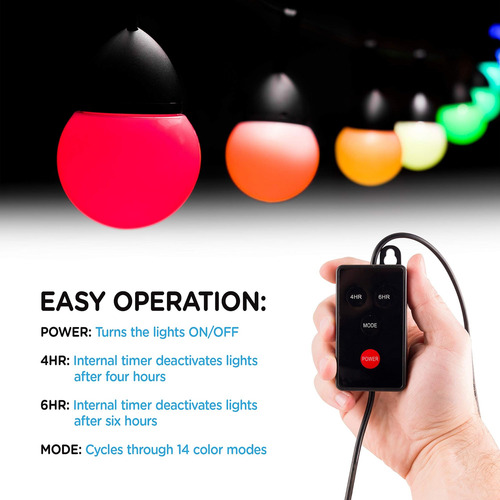 Luces De Cuerda De Café Con Enbrighten Con Usb, 12 Pies, Led