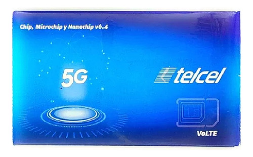 Chip Express Telcel Lada 55 Cdmx Incluye Recarga De $50