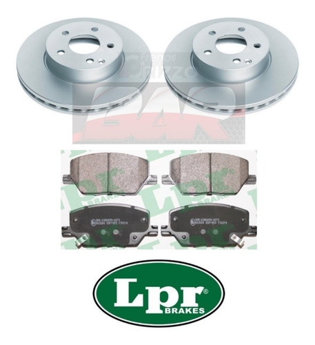 Kit Discos Pastillas Lpr Fiat Toro 4x2 4x4 Delantero