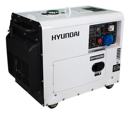 Generador Diesel Insonoro Dhy6000se3 380/220v Hyundai