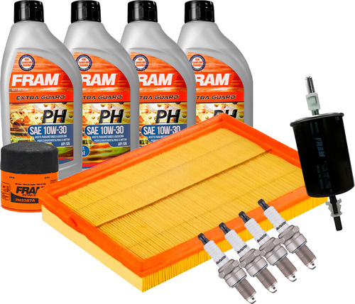 Kit Afinación 10w30 3 Filtros Tornado L4 1.8l 04/10 A+f