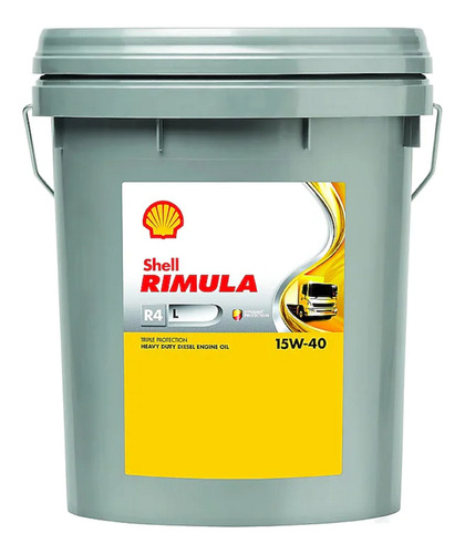 Aceite Motor Shell Rimula R4l 15w40 Ck4 / Sn Cubeta 19l