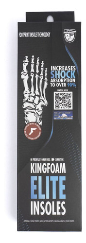 Palmilha Footprint Elite Classic Cor Preto Tamanho Da Palmilha 33/39