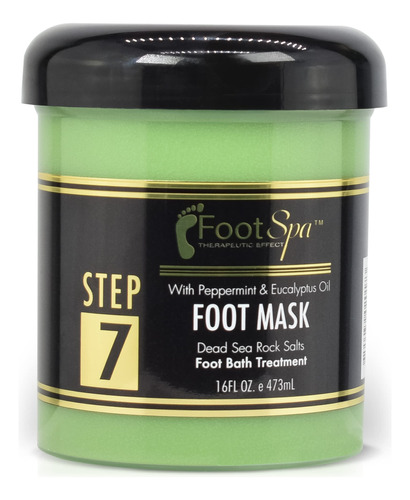 Foot Spa - Mascara De Crema Para Pies, 16 Onzas Con Aceite D