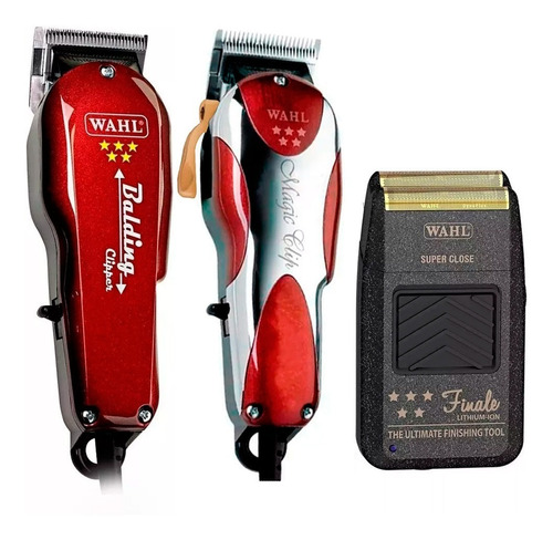 Kit Wahl Magic Clip + Balding + Afeitadora Finale