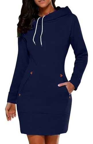 Talla Grande Vestido Sudadera Hoodie Dama Env o Inmediato Meses