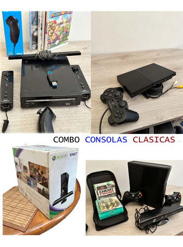 Consolas Xbox 360, Play Station, Nintendo Wii (todo En Uno)