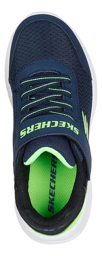 Skechers Tenis Bounder Azul-blanco Niños 403908lnvlm