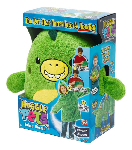 Huggle Pets Divertidos Buzos Con Capota En Forma De Peluche