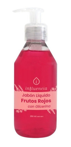 Jabon Liquido Frutos Rojos Con Glicerina 500ml Influencia