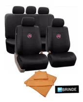 Comprar Jogo Capa Banco Couro Carro Fiat  E Outros + Brinde 