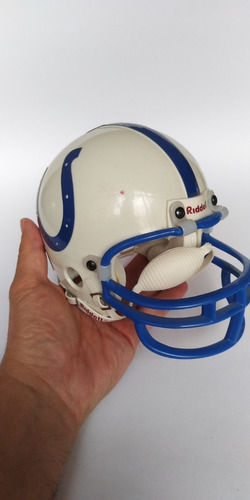 Mini Casco Nfl Riddell - Indianapolis Colts - Vintage '95