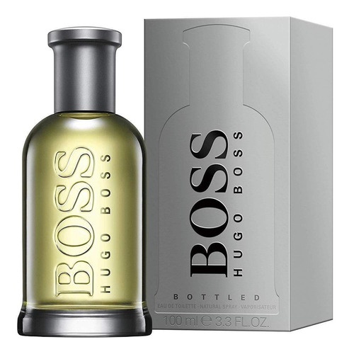 Loción Boss Bottled Gris De Hugo Boss Edt 100 Ml
