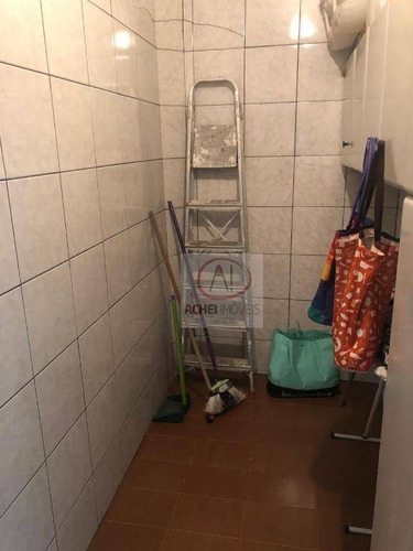Imagem 8 de 14 de Casa Térrea Com 2 Dormitórios, 2 Banheiros, 2 Vagas De Garagem, Com Edicula, À Venda, 165 M² Por R$ 620.000,00 - Marapé - Santos/sp - Ca1680